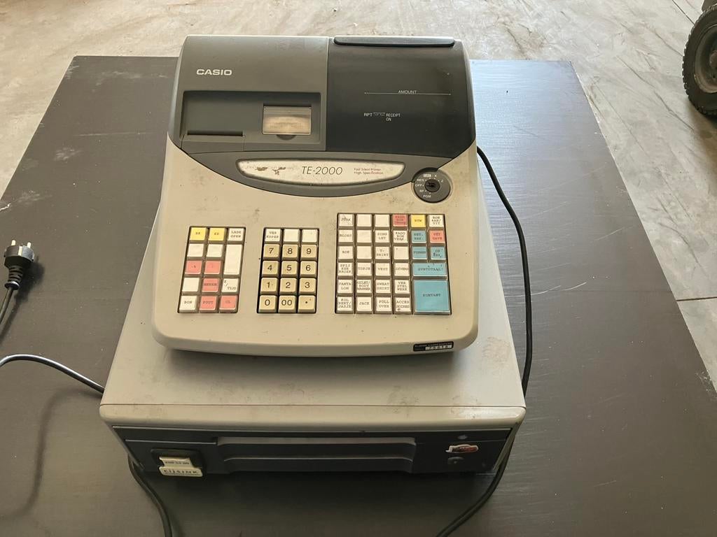 Casio kassa., Ophalen