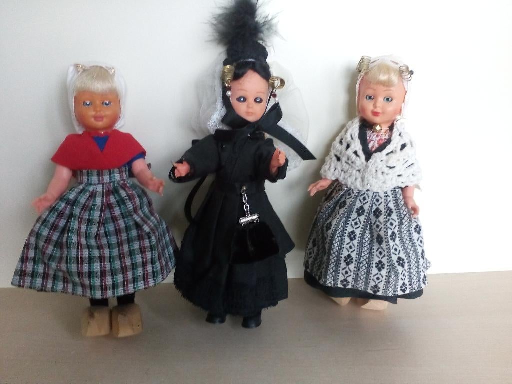 Hollandse klederdrachtpoppetjes. Brocante/Decoratie., Ophalen of Verzenden
