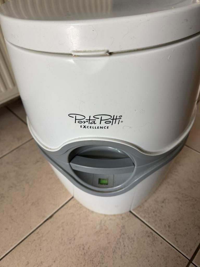 Porta potti exellence, Ophalen, Gebruikt