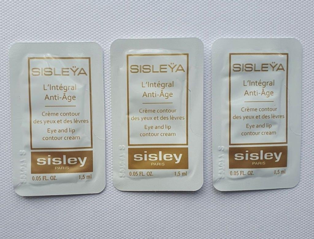 Sisley 3 nieuwe samples Sisleya eye and lip contour, Verzenden, Nieuw, Ogen, Verzorging