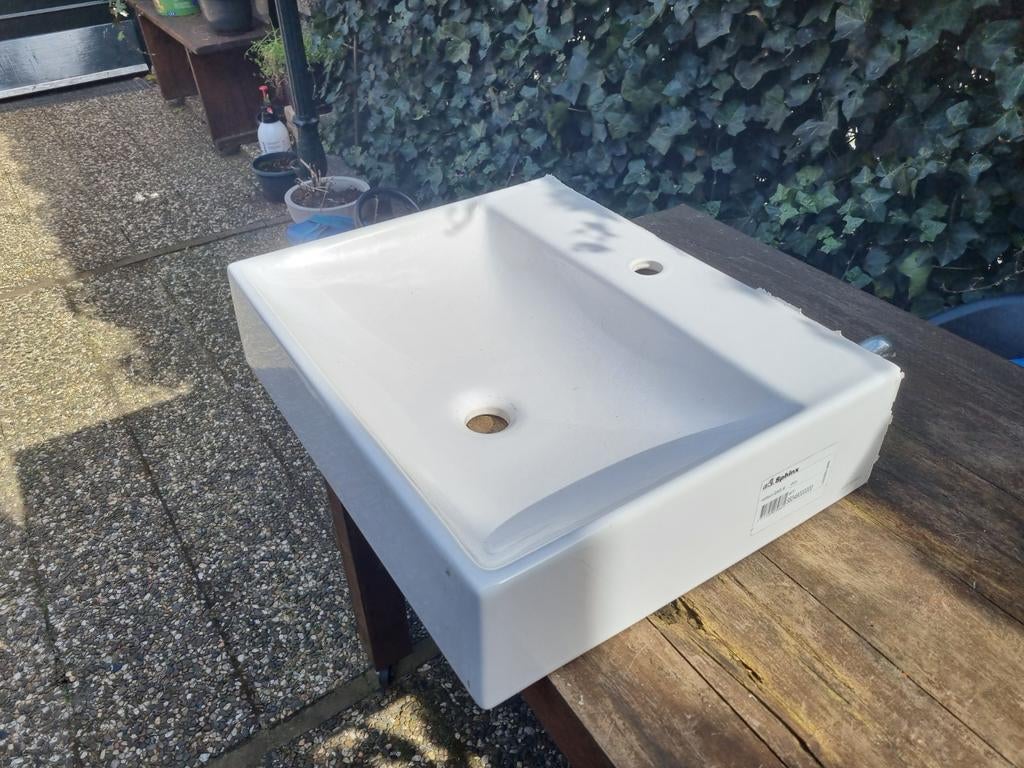 Sphinx Wasbak Sph420 60x48 wit, Minder dan 100 cm, Wasbak of Wastafel, 25 tot 50 cm, 50 tot 100 cm