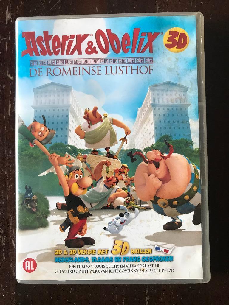Asterix en Obelix Romeinse Lusthof 3D DVD icl. 3D Brillen, Cd's en Dvd's, Dvd's | Tekenfilms en Animatie, Europees, Tekenfilm