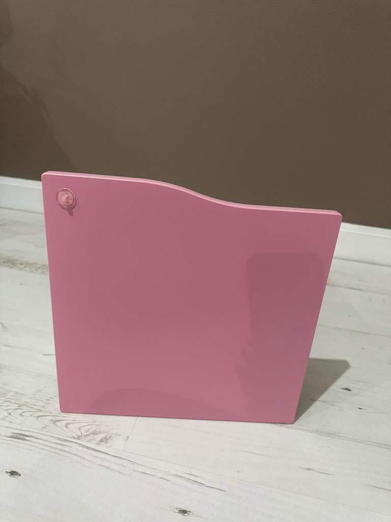 Ikea Plus Kastje met Klok - Roze Inschuifbaar, Overige materialen, Minder dan 50 cm, Gebruikt, 1 of 2 laden