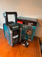 Makita Bouwradio DAB+ bluetooth + batterij MR007G, Ophalen of Verzenden, Zo goed als nieuw, Bouwradio, Met cd-speler