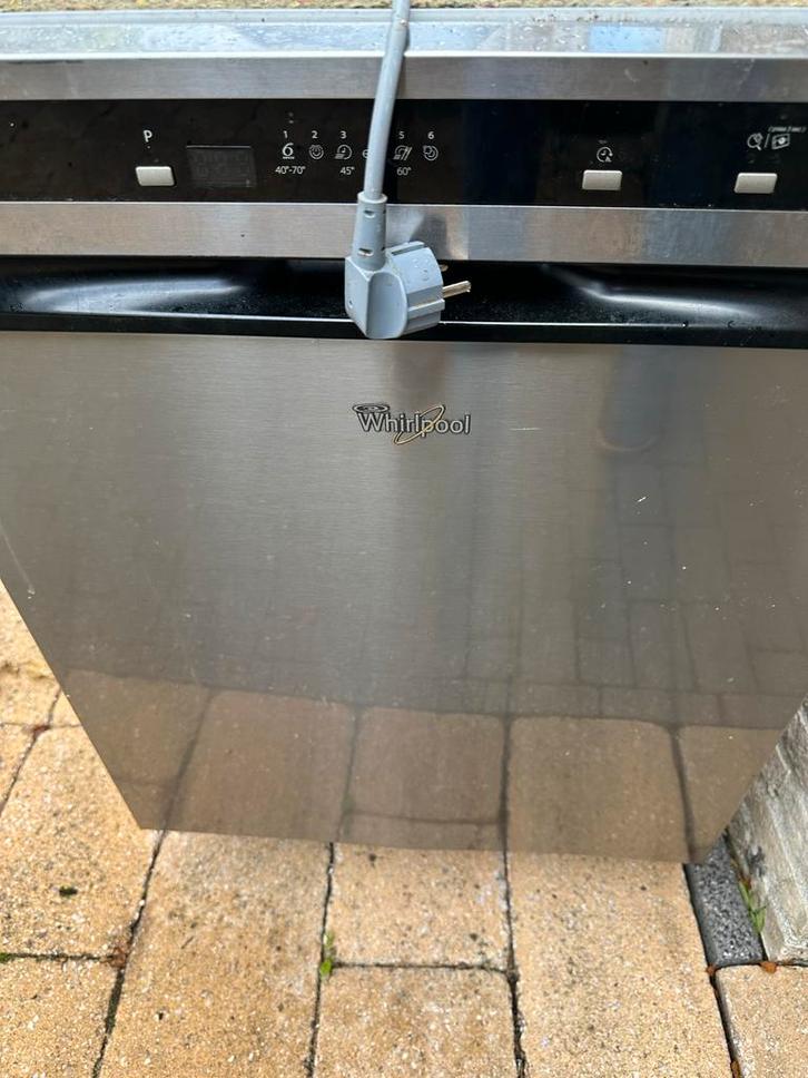 Defecte Whirlpool vaatwasser - gratis af te halen, Witgoed en Apparatuur, Vaatwasmachines, Niet werkend, Vrijstaand, 45 tot 60 cm