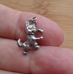 zilveren vintage bedel garfield kat [656], Overige merken, Verzenden, Zo goed als nieuw, 1 bedel