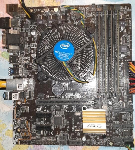 Asus B150M-A D3, Intel Core i5 6400, 16GB, Computers en Software, Moederborden, Gebruikt, Intel, DDR3, Ophalen