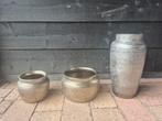 3 potten voor binnen, Tuin en Terras, Bloempotten, Ophalen, Rond, Binnen, Zo goed als nieuw