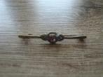 zilveren speld mooi bewerkt, Antiek en Kunst, Ophalen of Verzenden