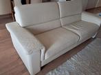 3 persoons bank + stoel + salontafel (zsm ophalen), Ophalen, Gebruikt, Leer