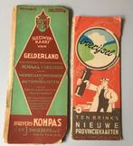 2 folders vintage van Overijsel en Gelderland, Boeken, Atlassen en Landkaarten, Gelezen, Ophalen of Verzenden, Landkaart, 1800 tot 2000