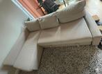 IKEA FRIHETEN Hoekbank Slaapbank Beige, Huis en Inrichting, Ophalen, 125 tot 150 cm, Hoekbank, Zo goed als nieuw