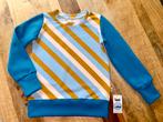 Nieuw sweater retro blue stripe v Lot mt 122/128 én 134/140, Nieuw, Trui of Vest, Jongen of Meisje, Ophalen of Verzenden