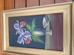 Schilderij orchidee op vaas, Ophalen of Verzenden