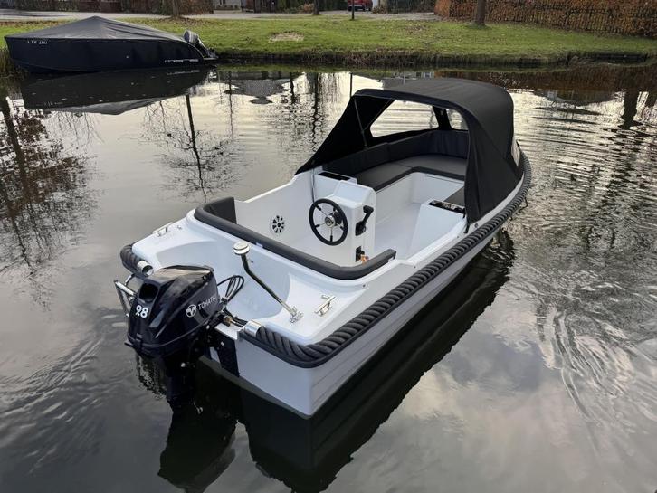 Nieuwe Coastliner 439XL Sloep incl. Tohatsu 9,9PK 4-Takt, Watersport en Boten, Sloepen, Nieuw, Tot 10 pk, 3 tot 6 meter, Buitenboordmotor