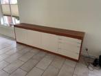 Pastoe Dressoir L Jubilee met bijpassende muur schappen, Ophalen, Gebruikt, 150 tot 200 cm, Kersenhout