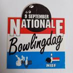 Leuke oude sticker.   Nationale Bowlingdag., Verzamelen, Stickers, Ophalen of Verzenden, Zo goed als nieuw, Overige typen