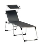 Isabella ligbed met zonnescherm, Ophalen, Zo goed als nieuw, Aluminium