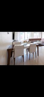 Bank/tafel salon/eettafel+ 6 stoelen, Huis en Inrichting, Complete inboedels, Ophalen