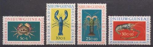 Ned Nieuw Guinea 78/81 ongebruikt Schaaldieren 1962, Postzegels en Munten, Postzegels | Nederlands-Indië en Nieuw-Guinea, Postfris