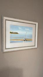 Schilderij van een zeilboot op het strand, Ophalen