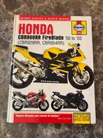 Honda Fireblade 929/954 Werkplaatshandboek, Motoren, Ophalen of Verzenden, Honda