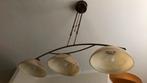 Tafel hanglamp, Huis en Inrichting, Lampen | Hanglampen, Zo goed als nieuw, Ophalen, 75 cm of meer, Glas