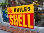 Vintage Shell Huiles Emaille Reclamebord, Ophalen