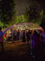 Modulaire tent geschikt voor trouwerijen &feesten Max 36x10m, Ophalen, Zo goed als nieuw, Geboorte of Huwelijk