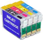 Hervulbare Cartridges Epson T1291 T1292 T1293 T1294 T1295, Ophalen of Verzenden, Nieuw