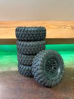 Traxxas trx4 banden met reservewiel, Ophalen of Verzenden, Zo goed als nieuw, Elektro, Onderdeel