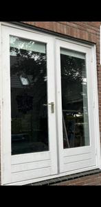 Tuindeuren 2 sets met 2 kozijnen, Ophalen, Deurkozijn, 225 cm of meer, Zo goed als nieuw
