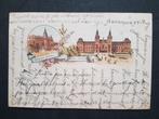 Ansichtkaart Amsterdam Doelen Hotel Rijks Museum 1897 !!!, Ophalen of Verzenden, Gelopen, Noord-Holland