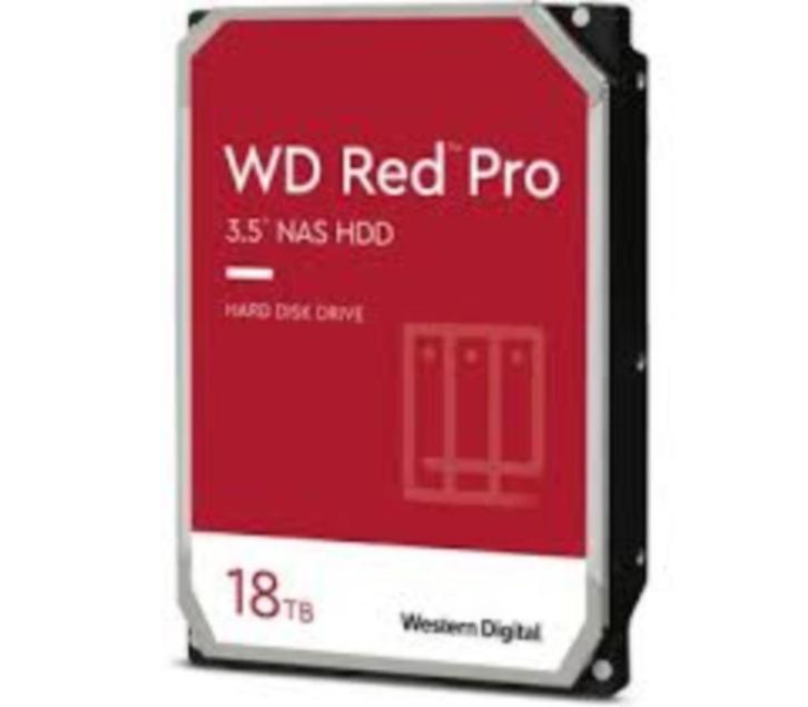 WD red pro 18TB (1 op voorraad), Computers en Software, Harde schijven, Gebruikt, Desktop, Intern, HDD, SATA, Verzenden