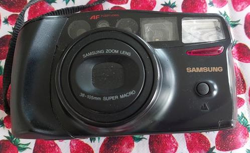 SAMSUNG CAMERA ANALOOG..AF ZOOM.1050 super macro, Audio, Tv en Foto, Fotocamera's Analoog, Gebruikt, Compact, Samsung, Ophalen of Verzenden