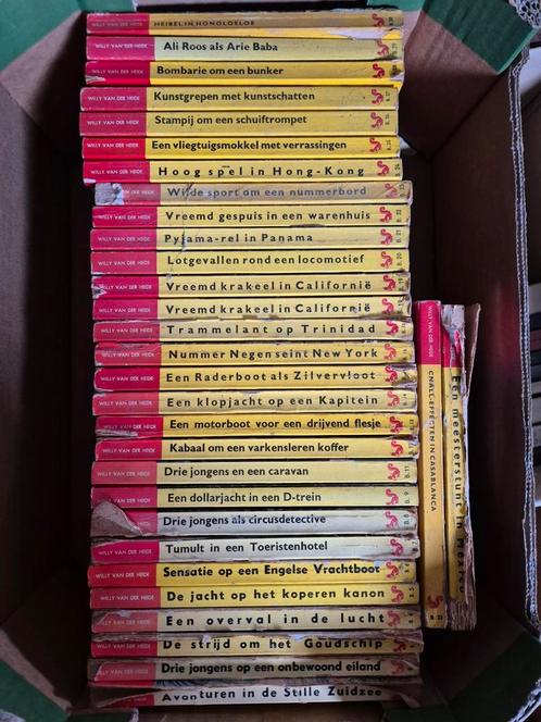 Bob Evers boeken – Willy van der Heide – 25 stuks, Boeken, Partijen en Verzamelingen, Gelezen, Stripboeken, Ophalen of Verzenden