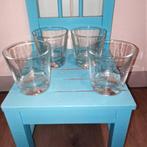 Johnnie walker whisky glazen met diamant bodem set van 4, Ophalen, Zo goed als nieuw, Overige typen