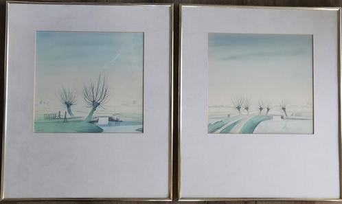 Albert Wieringa schilderij  Friese kunstenaar landschap, Antiek en Kunst, Kunst | Schilderijen | Klassiek, Ophalen of Verzenden
