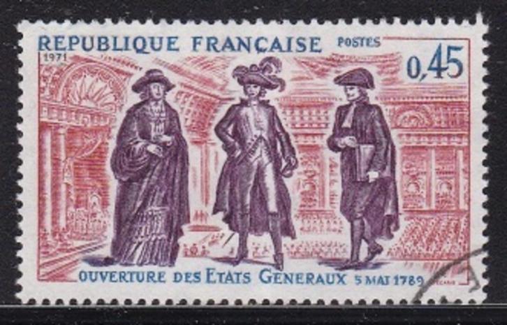 3070 - Frankrijk michel 1750 gestempeld , koning Lodewijk XV, Postzegels en Munten, Postzegels | Europa | Frankrijk, Gestempeld