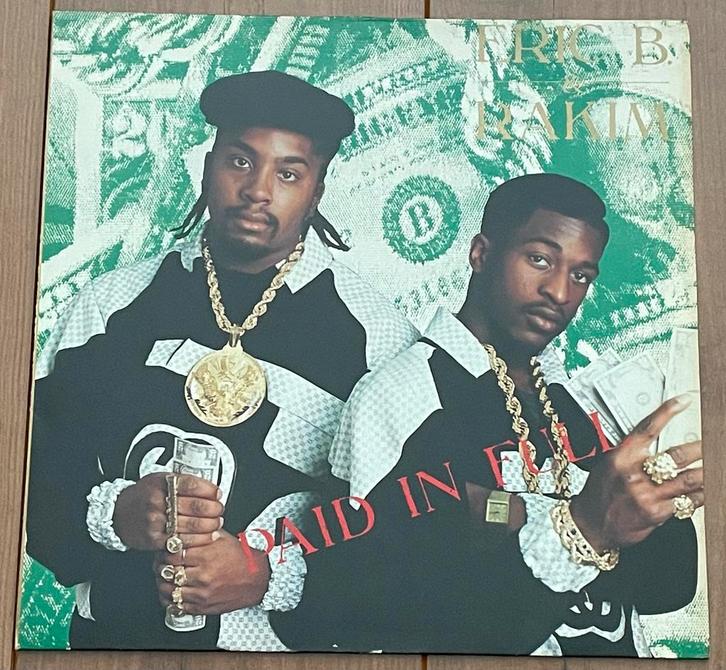 Eric B. & Rakim - Paid In Full lp / Europe '87 pressing, VG+, Cd's en Dvd's, Vinyl | Hiphop en Rap, Gebruikt, 1985 tot 2000, 12 inch