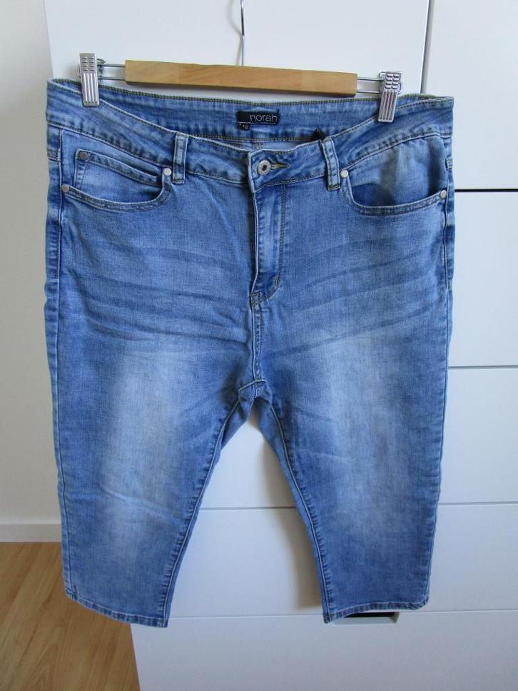 Norah - driekwart spijkerbroek Liz maat 42, Kleding | Dames, Spijkerbroeken en Jeans, Zo goed als nieuw, W33 - W36 (confectie 42/44)