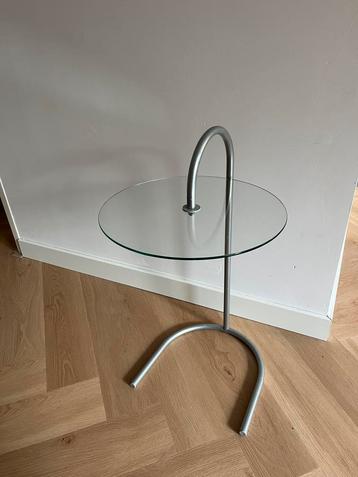 IKEA RY vintage bijzettafel glas/chroom beschikbaar voor biedingen