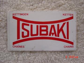 8 verschillende oude originele Tsubaki sticker stickers logo beschikbaar voor biedingen