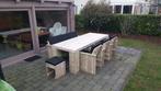 Steigerhout Tuinset op maat gemaakt Gratis Bezorgd, 6 zitplaatsen, Steigerhout, Nieuw, Ophalen of Verzenden