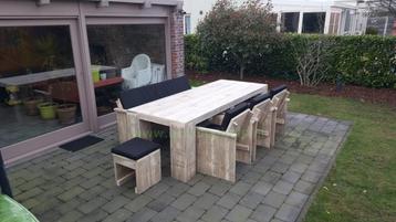Steigerhout Tuinset op maat gemaakt Gratis Bezorgd beschikbaar voor biedingen