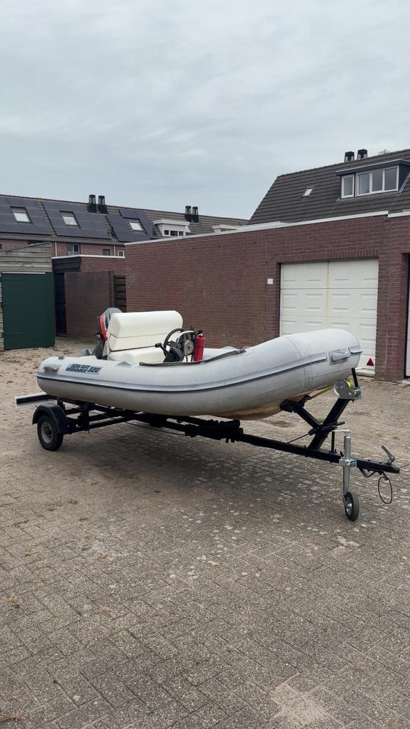 Rib 320 (25pk) rubberboot, Watersport en Boten, Bootonderdelen, Zo goed als nieuw, Overige typen, Motorboot, Ophalen