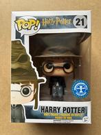 Funko Pop! Harry Potter Nr. 21 Harry Potter w/sorting hat, Verzenden, Zo goed als nieuw, Beeldje of Buste