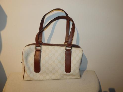 Gucci pracht klassiek leren tas monogram print wit bruinZGAN, Sieraden, Tassen en Uiterlijk, Tassen | Damestassen, Zo goed als nieuw
