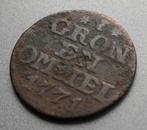 Duit Groningen 1771, Postzegels en Munten, Overige waardes, Ophalen of Verzenden, Vóór koninkrijk, Losse munt
