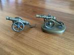 Kanon  messing  vintage (2x), Ophalen of Verzenden, Landmacht